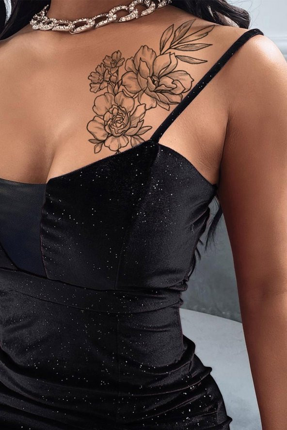 5Li Geçici Dövme,Geçici Tattoo ,Vücut Dövme,Kol Bilek Dövme,Boyun Dövme,Sırt Dövme - 3