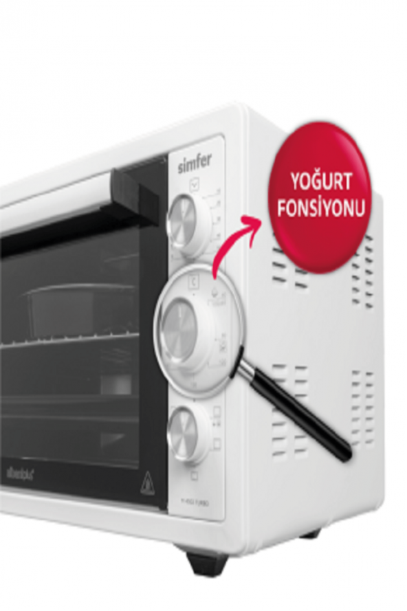 Simfer Albeni M 4502 45 Litre Turbo Midi Fırın - 5