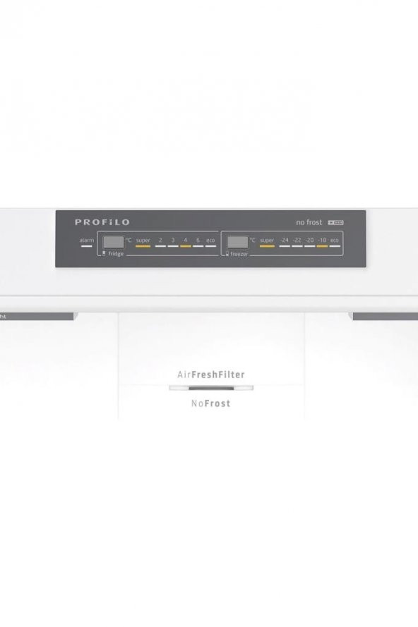 Profilo BD3086WEVN E Enerji Sınıfı 631 Lt Nofrost Alttan Donduruculu Buzdolabı - 3