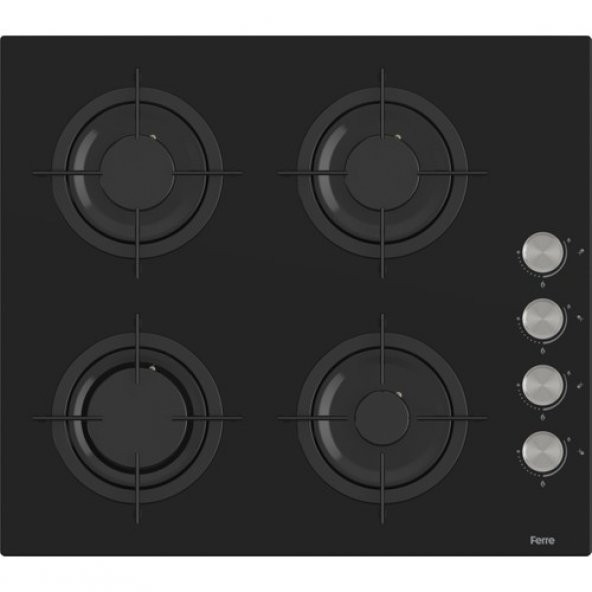 Ferre Fryart Cs Serisi Siyah Ankastre Cam Set (D063 + CS205 + XE63CS) - Resim 3