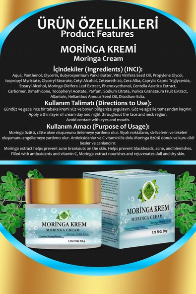 Moringa Krem 50 gr - 2