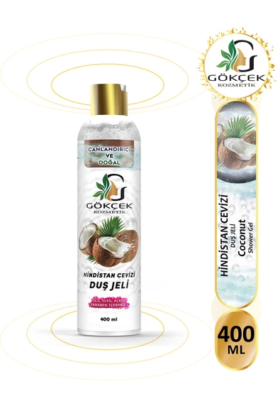 Hindistan Cevizi Duş Jeli 400 ML (SLS-SLES-Alkol-Paraben İçermez)