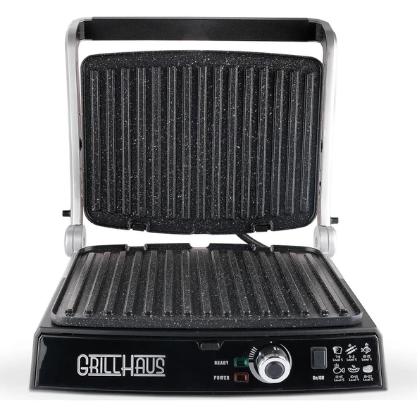 Schafer Grill Haus Tost Makinesi - Siyah - Resim 4