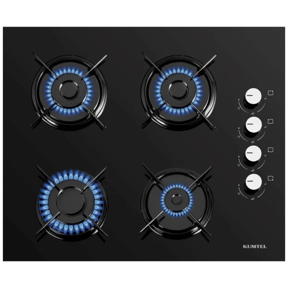 Turbo Kristal Siyah Cam Ankastre Set (DA6-830 Davlumbaz + Ko-40 Tahdf Ocak + B66-SF2 Fırın) - Resim 4