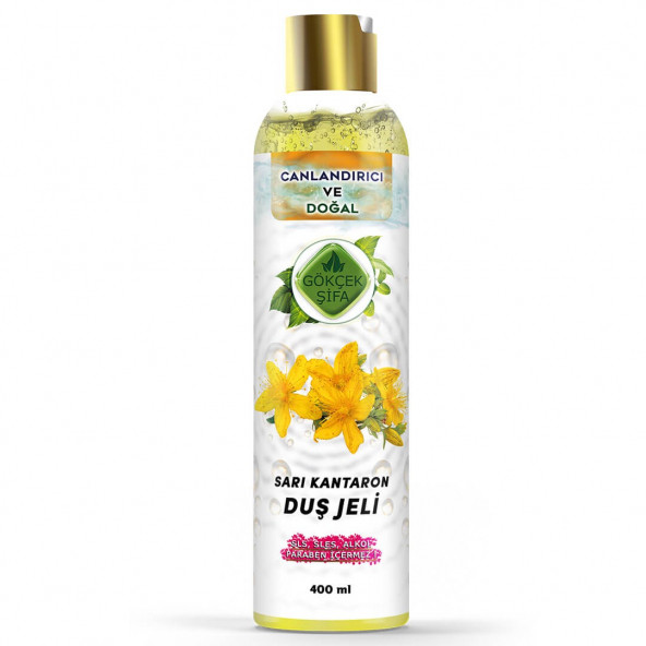 Sarı Kantaron Duş Jeli 400 ML (SLS-SLES-Alkol-Paraben İçermez)