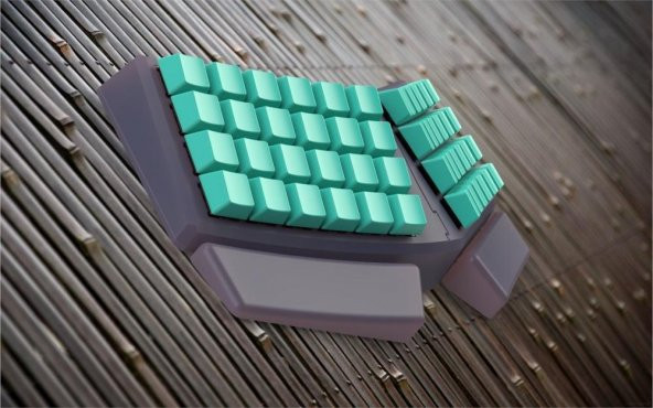 Slayt - Yüzde 40 Ortolinear Ergonomik Klavye Plastik Aparat - 1