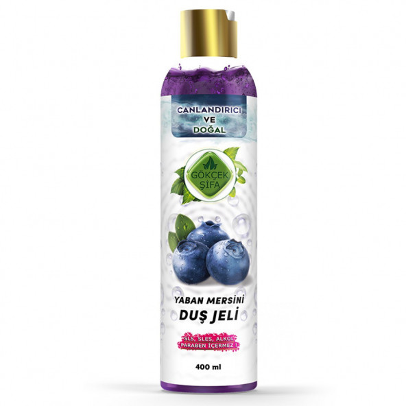 Yaban Mersini Duş Jeli 400 ML (SLS-SLES-Alkol-Paraben İçermez)