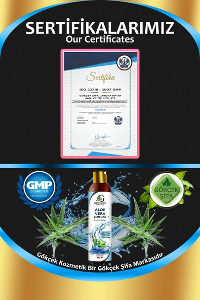 Aloe Vera Şampuan 400 ML (SLS-SLES-Alkol-Paraben İçermez) - 3