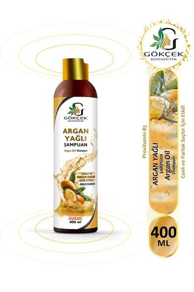 Argan Şampuan 400 ML (SLS-SLES-Alkol-Paraben İçermez)