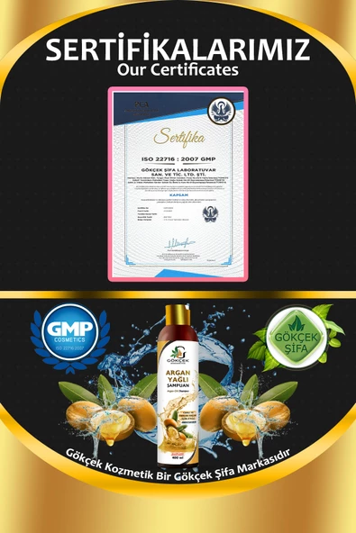 Argan Şampuan 400 ML (SLS-SLES-Alkol-Paraben İçermez) - Resim 3