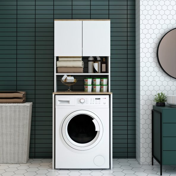 Nur Mobilya Çamaşır Makinesi Banyo Dolabı