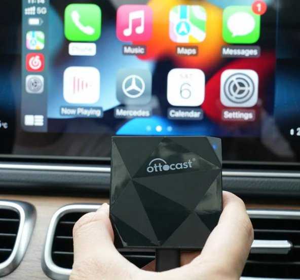 Ottocast OT-U2AIR U2-AIR Kablosuz Wireless Apple CarPlay Adaptörü