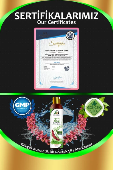 Fo-Ti Şampuan 400 ML (SLS-SLES-Alkol-Paraben İçermez) - Resim 3