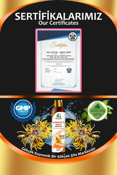 Hamamelis Şampuan 400 ML (SLS-SLES-Alkol-Paraben İçermez) - Resim 3