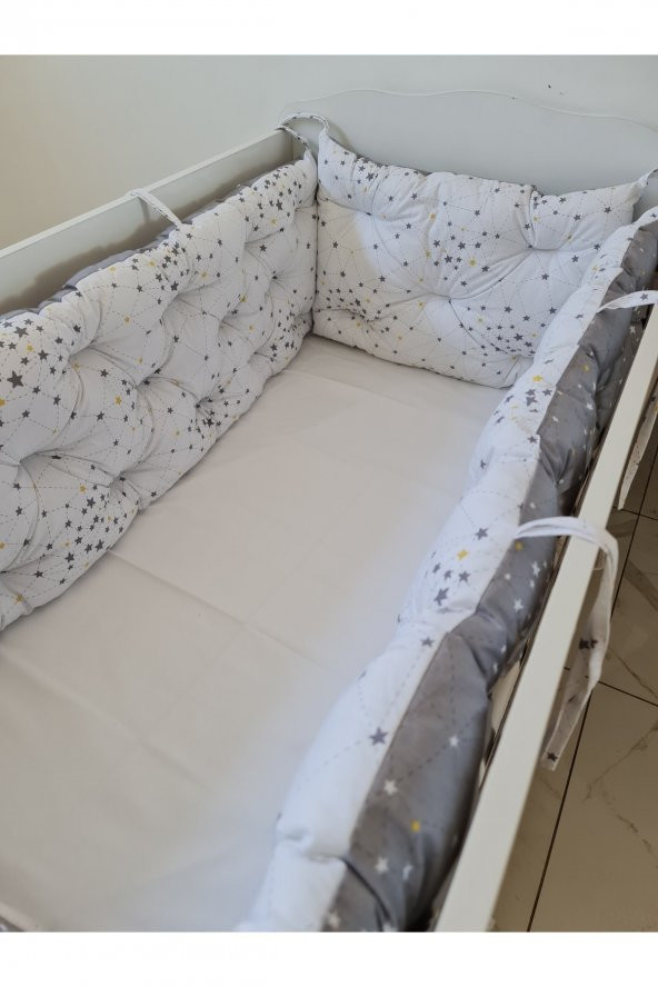 70x130 ÇİFT YÖNLÜ BEŞİK KENAR KORUMA 45cm (YÜKSEKLİK YILAN YASTIK HEDİYELİ) - 3