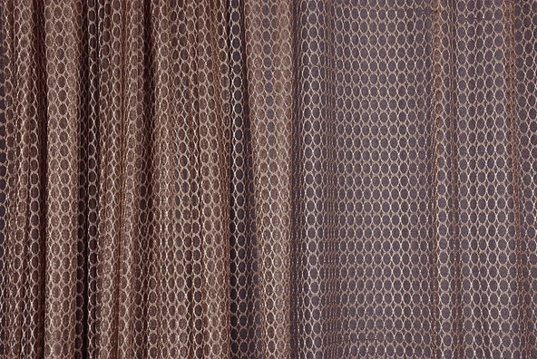 ORKİDE MODEL KOYU VİZON RENK TEK KANAT Hazır dikilmiş Pileli Fon Perde 300*260 cm ürün görseli