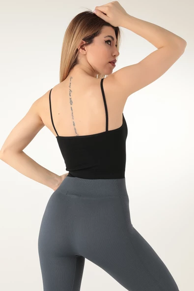 Miorre İnce Askılı Seamless Dantelli Desteksiz Büstiyer - 6