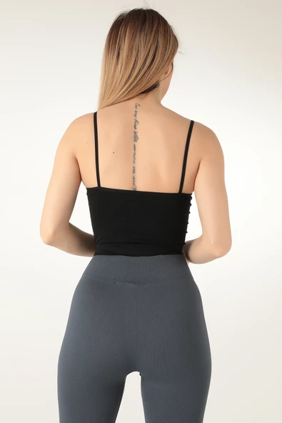 Miorre İnce Askılı Seamless Dantelli Desteksiz Büstiyer - 3