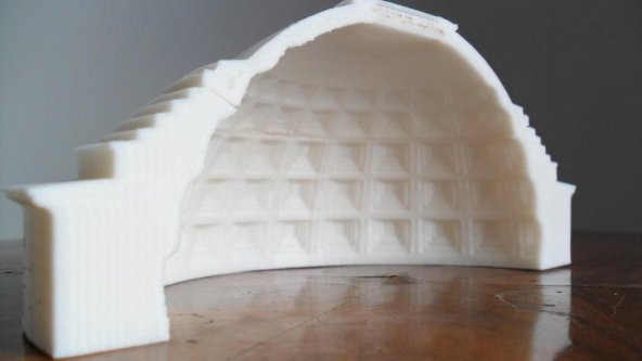 Pantheon (Rome): Kesme Bölümü Dome Plastik Aparat