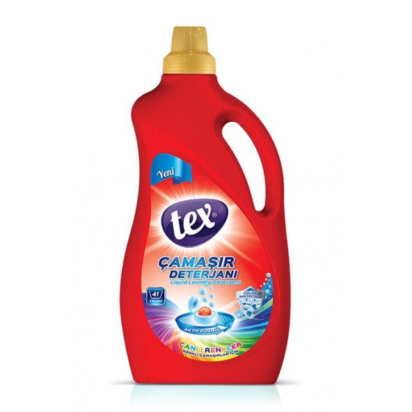 Sıvı Çamaşır Deterjanı Canlı Renkliler Tex 2,5 lt