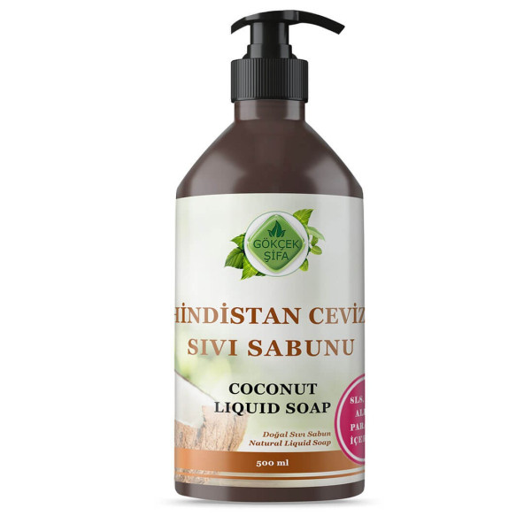 Hindistan Cevizi Sıvı Sabunu 500 ML (SLS-SLES-Alkol-Paraben İçermez)