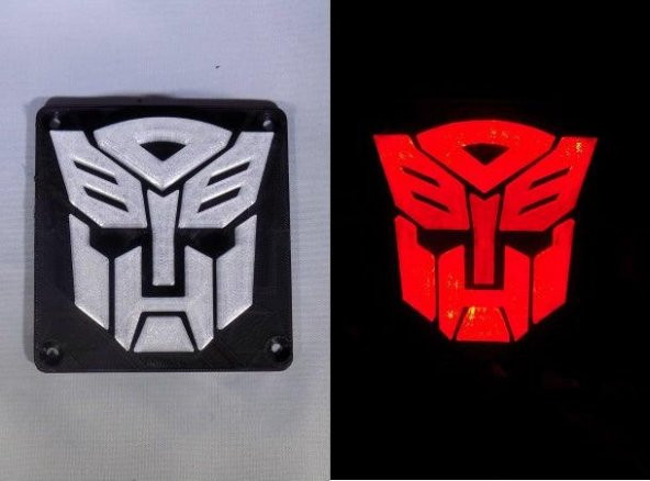 Autobot Transformers Led Nightlight / Lamba Plastik Aparat