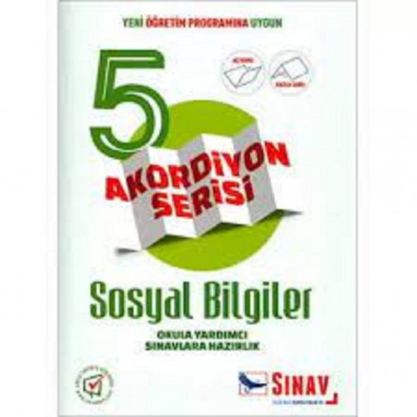 5. Sınıf Akordiyon Serisi Sosyal Bilgiler Aç Konu Katla Soru Sınav Dergisi Yayınları