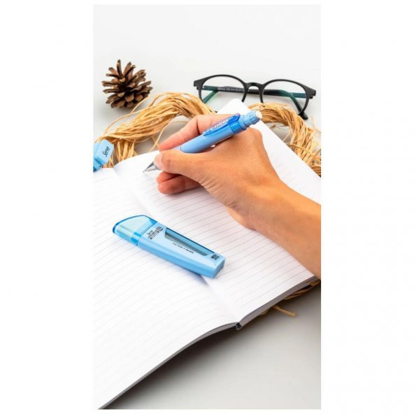 Serve Deep 0.7 mm Mekanik Kurşun Kalem Gök Mavisi - 0.7 mm Uç & Silgi - Resim 2