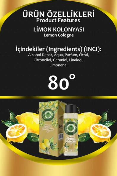 Limon Kolonyası 250 ML - Resim 2