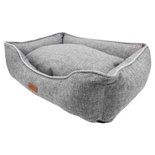 Lepus Mia Premium Kedi Ve Köpek İçin Yatak Gri M-(46x61x21)cm - 2