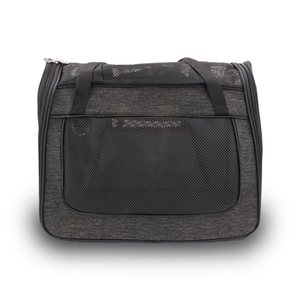 Lepus Roomy Bag Kedi ve Köpek Taşıma Çantası Siyah (43x23x38)cm - 2