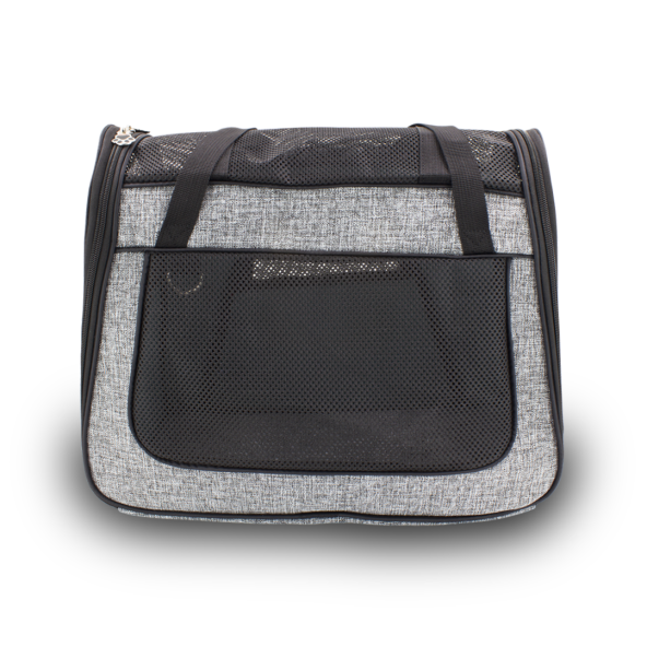 Lepus Roomy Bag Kedi ve Köpek Taşıma Çantası Gri (43x23x38)cm - 2