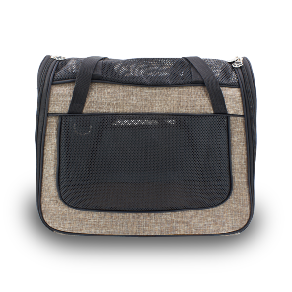 Lepus Roomy Bag Kedi ve Köpek Taşıma Çantası Kahve (43x23x38)cm - 2