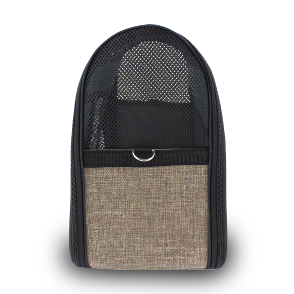 Lepus Roomy Bag Kedi ve Köpek Taşıma Çantası Kahve (43x23x38)cm - 3