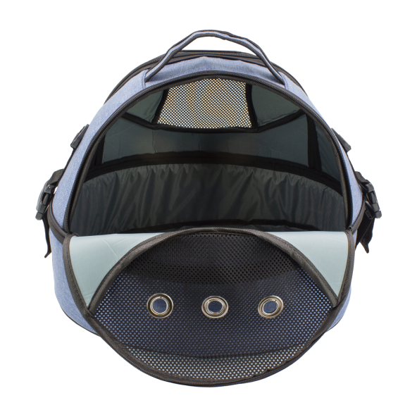 Lepus Üç Fonksiyonlu Kedi Ve Köpek İçin Ufo Çanta Mavi (38x32x45)cm - 3