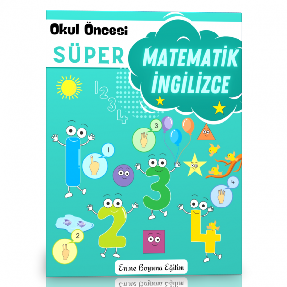 Okul Öncesi Süper Matematik  İngilizce Eğitim Seti - 2