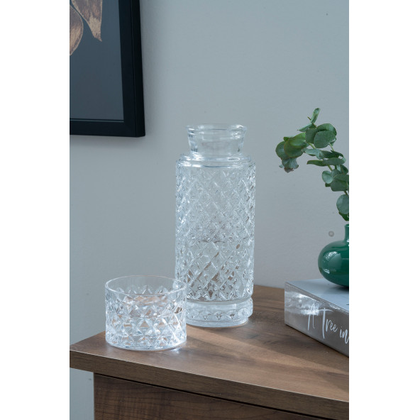 Glamis Cam Rattan Model Başucu Sürahisi - 2