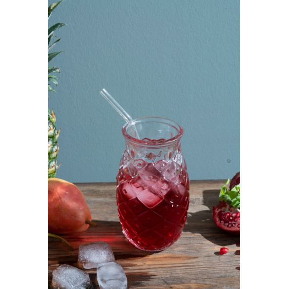 Glamis Cam Ananas Model Kokteyl Bardak - 2