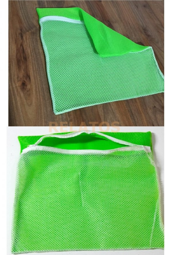 Ayakkabı Terlik Spor Ayakkabı Yıkama Filesi Fermuarlı Çamaşır Makinesi Için Yıkama Filesi 36x 36 Cm - 2