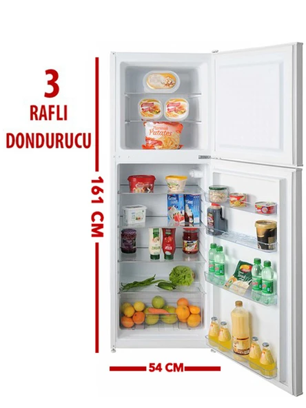 BESA RF-300 ÇİFT KAPILI DERİN DONDURUCULU BUZDOLABI 300 LT