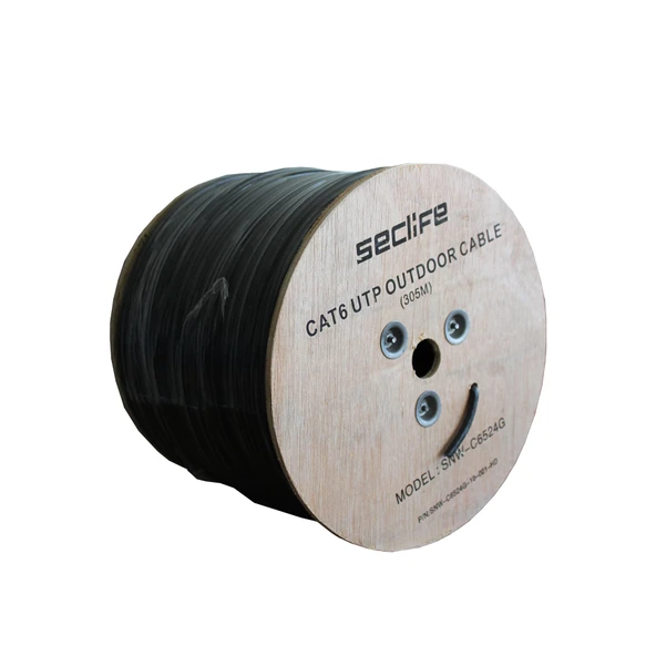 Seclife Snw-C6524G Utp 23 Awg 305Mt Outdoor Cat6 Kablo ürün görseli