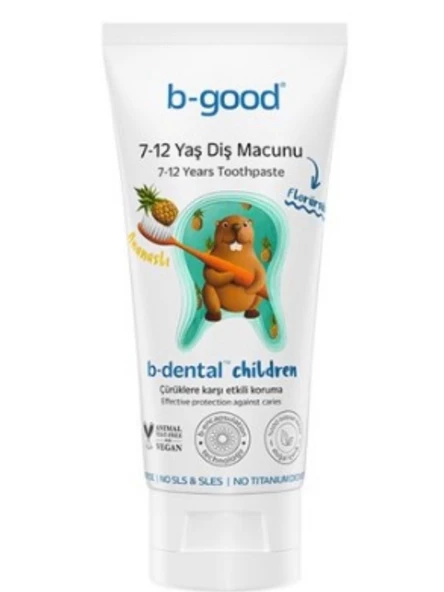 B-Good Florürsüz Diş Macunu 7-12 Yaş 50 ml