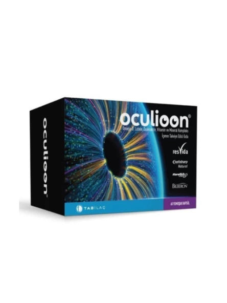Oculioon Omega 3 Lutein Kompleks 60 Kapsül ürün görseli