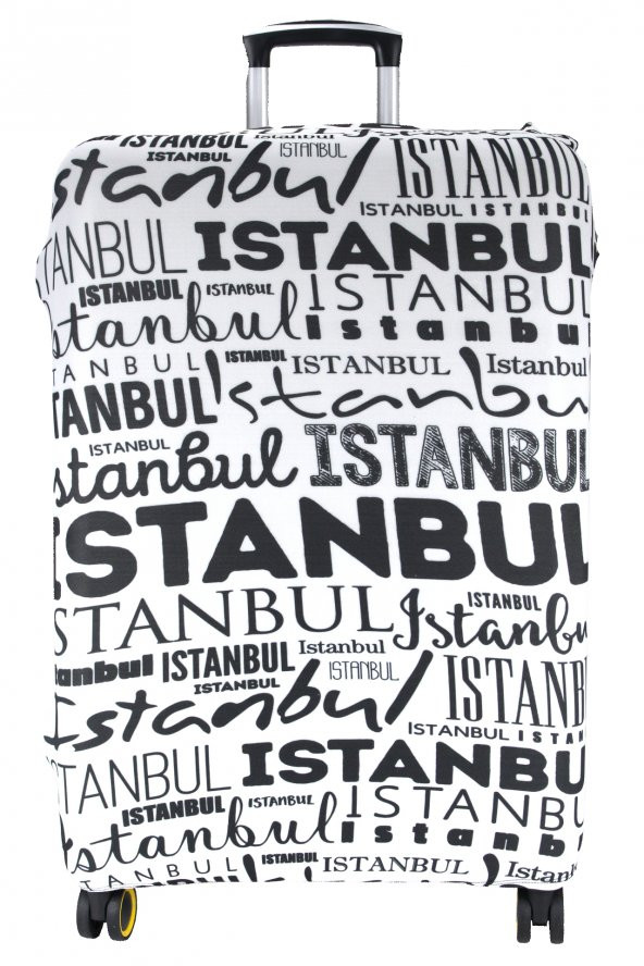 My Saraciye 79 İstanbul Yazılar Valiz Kılıfı, Bavul Kılıfı - İstanbul Yazılar 79 - 3