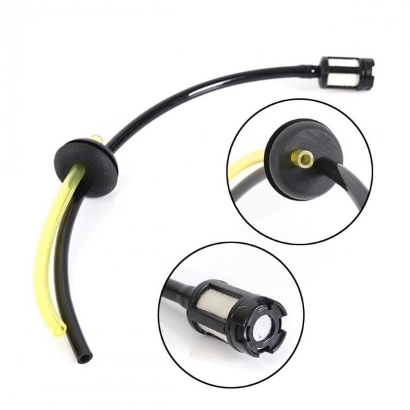 Kmtmak Motorlu Tırpan Benzin Deposu Hortum Seti 5li set - 3