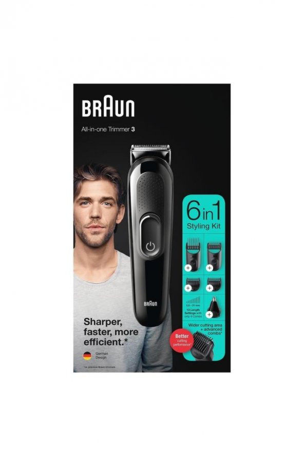 Braun MGK 3320 Erkek Bakım Kiti 6’sı 1 Arada Şekillendirici 81766374 - 8