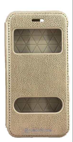 iPhone 7-8 Plus Gizli Mıknatıslı Pencereli Magnum Kılıf Gold