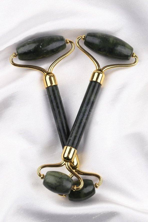 Yeşim Doğal Taş Masaj Taşı - Face Roller - 2