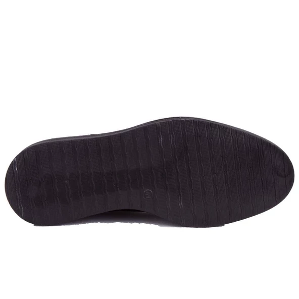 Dagoster DMA08-811 Siyah Ortopedik Günlük Erkek Deri Ayakkabı - Resim 4