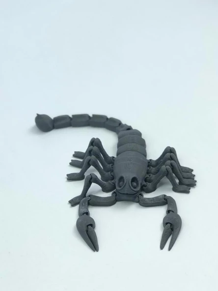3D Hareketli Akrep Figürlü Oyuncak - Gri - Resim 2